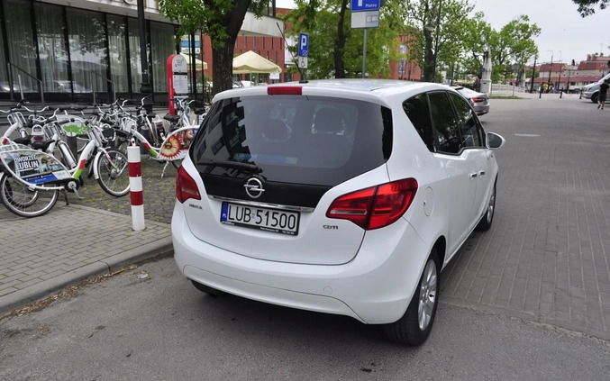 Opel Meriva cena 15900 przebieg: 198000, rok produkcji 2012 z Solec Kujawski małe 56